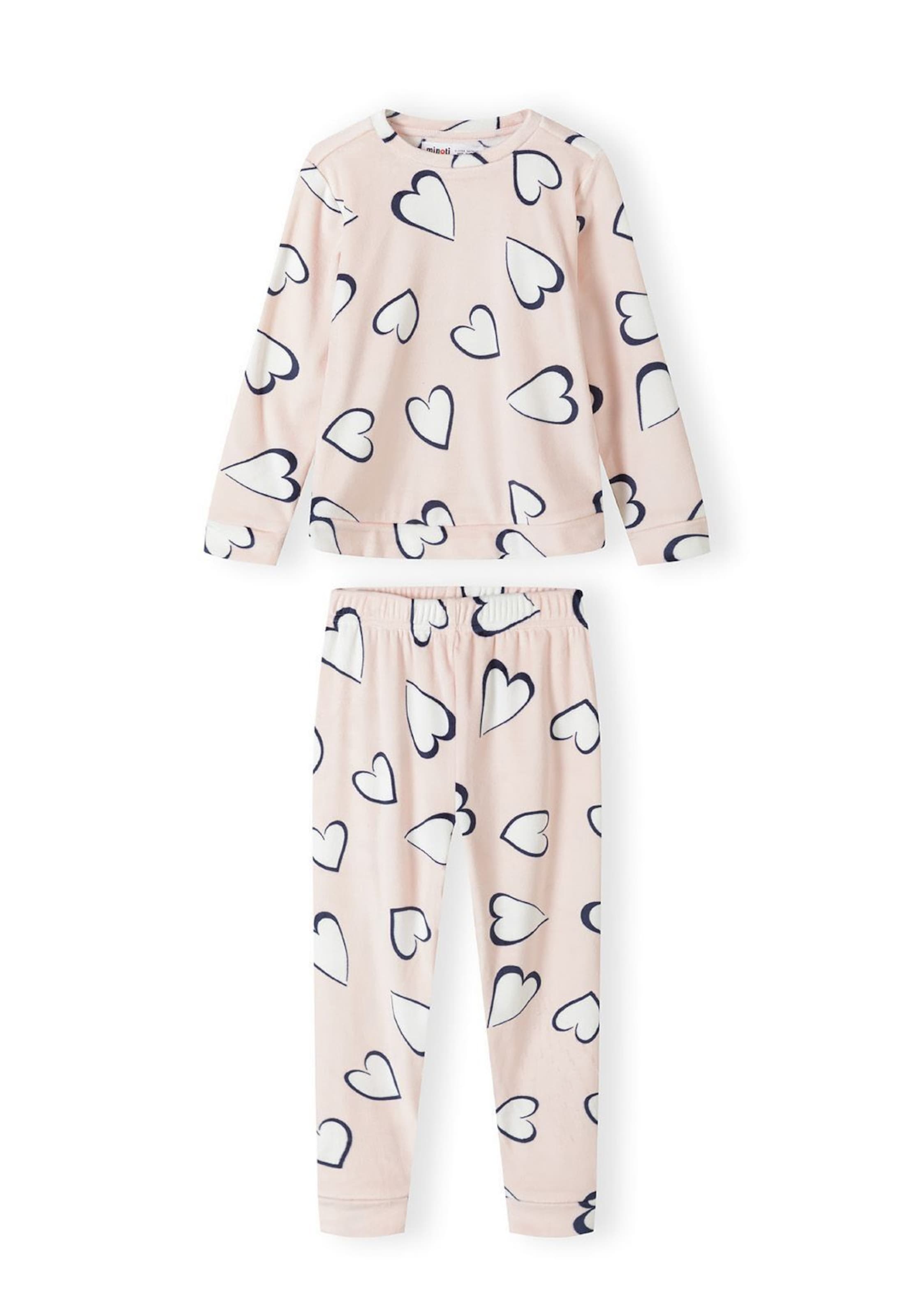 Pigiama di MINOTI in rosa: frontale