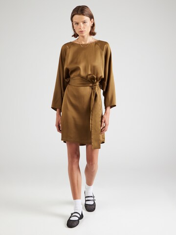 DRYKORN Cocktail dress 'RURIKA' in Bronze: front