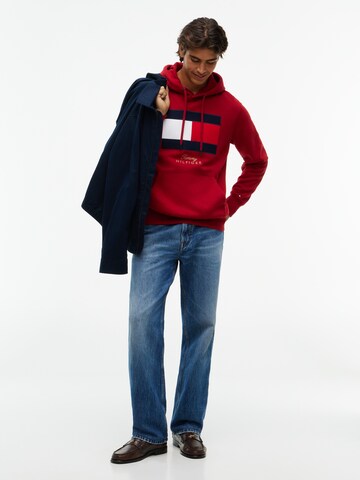Felpa di TOMMY HILFIGER in rosso