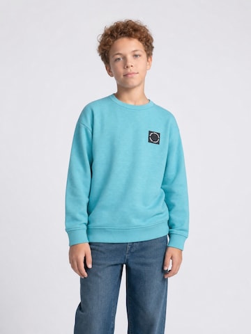 Sweat Petrol Industries en bleu : devant