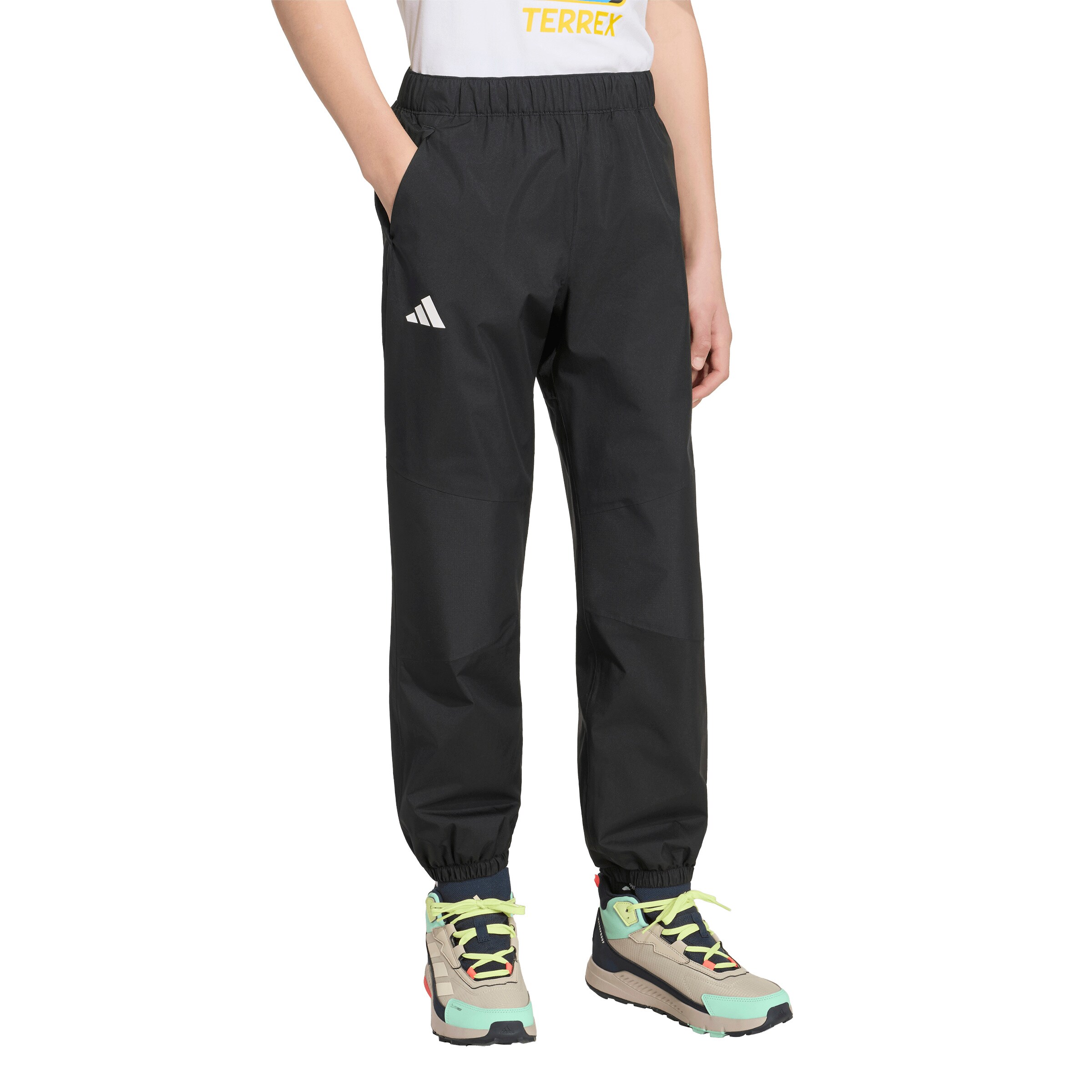 ADIDAS TERREXTapered Hlače za vanjske uvjete 'MT' - crna boja: prednji dio