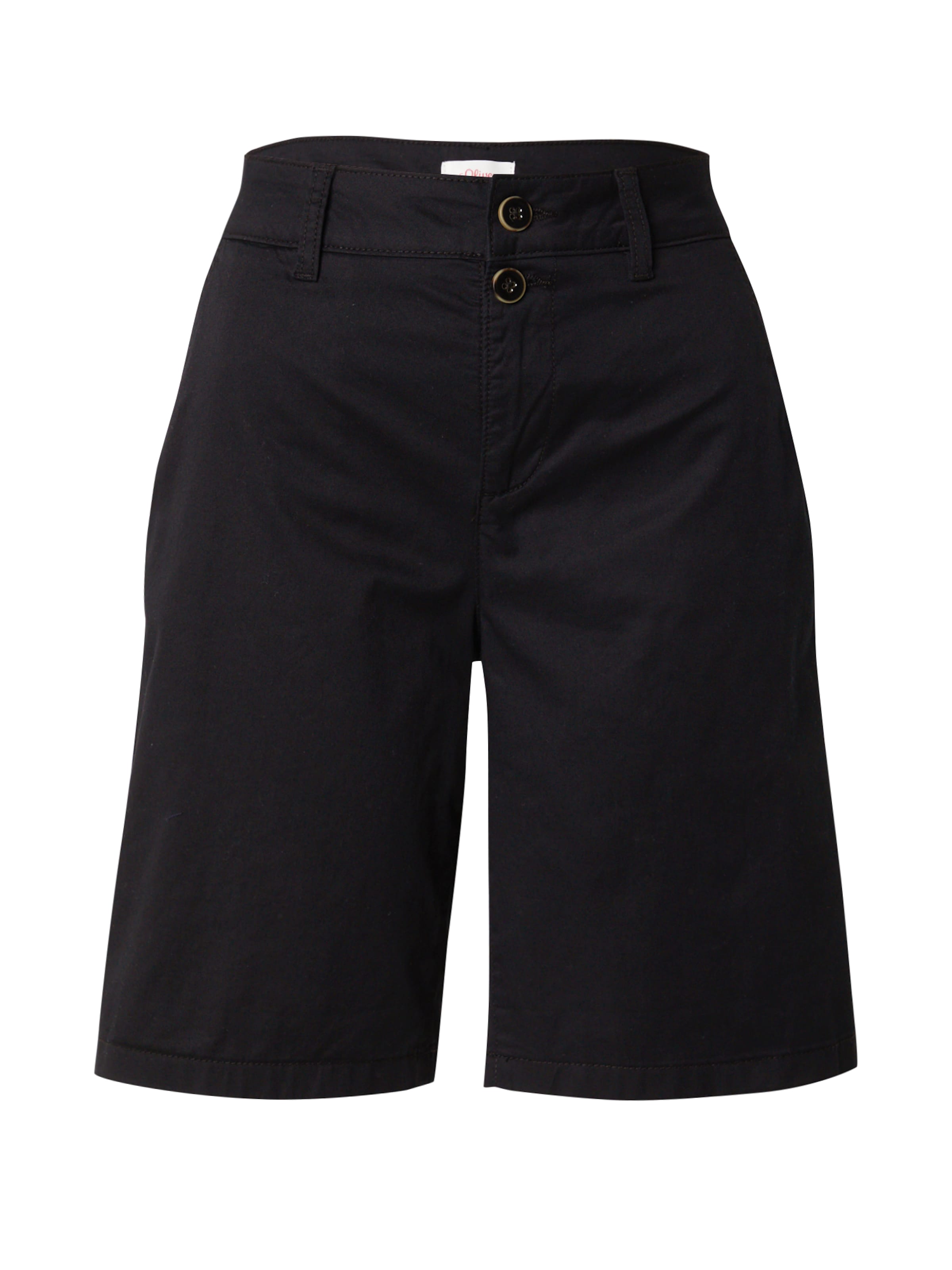 s.Oliver Shorts in Schwarz: Vorderseite