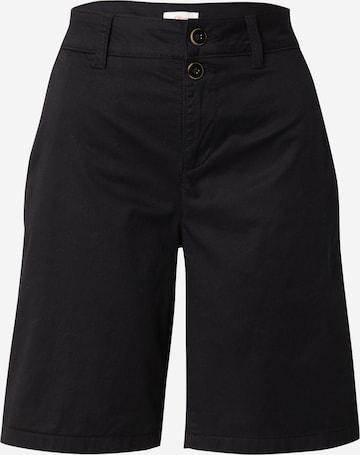 Regular Pantalon chino s.Oliver en noir : devant