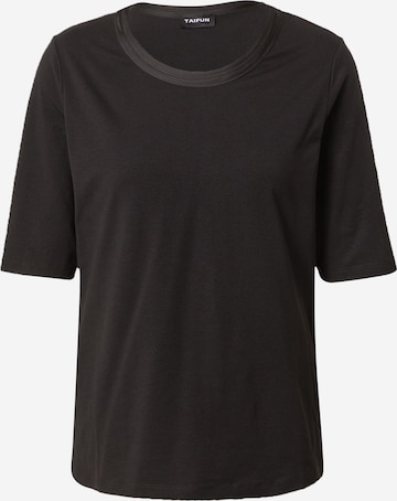 TAIFUN - Camiseta en negro: frente