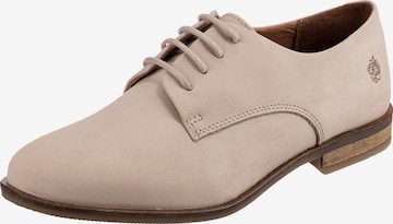 Apple of Eden Lace-Up Shoes 'Mara' in Beige: front