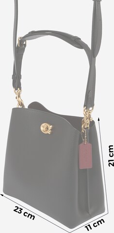 COACH Ročna torbica | črna barva