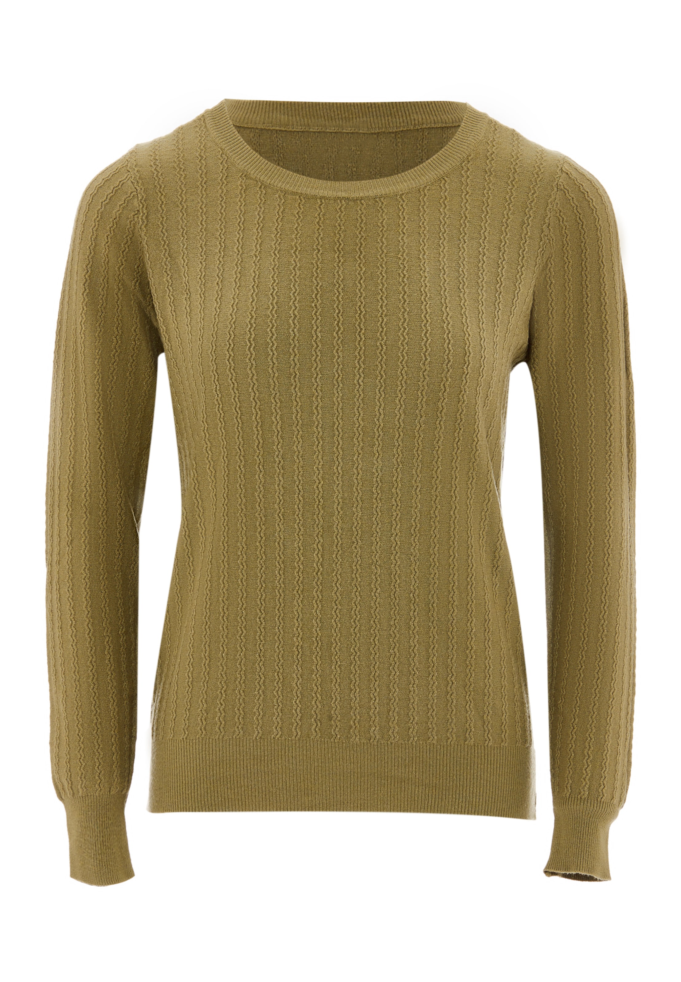 Sidona Trui in Groen: voorkant