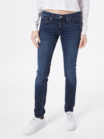 Tommy Jeans Skinny Farkut 'SCARLETT' värissä sininen: edessä