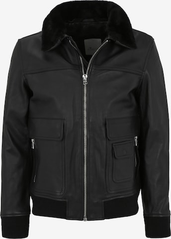 Goosecraft Between-Season Jacket 'Ace' in Black: front
