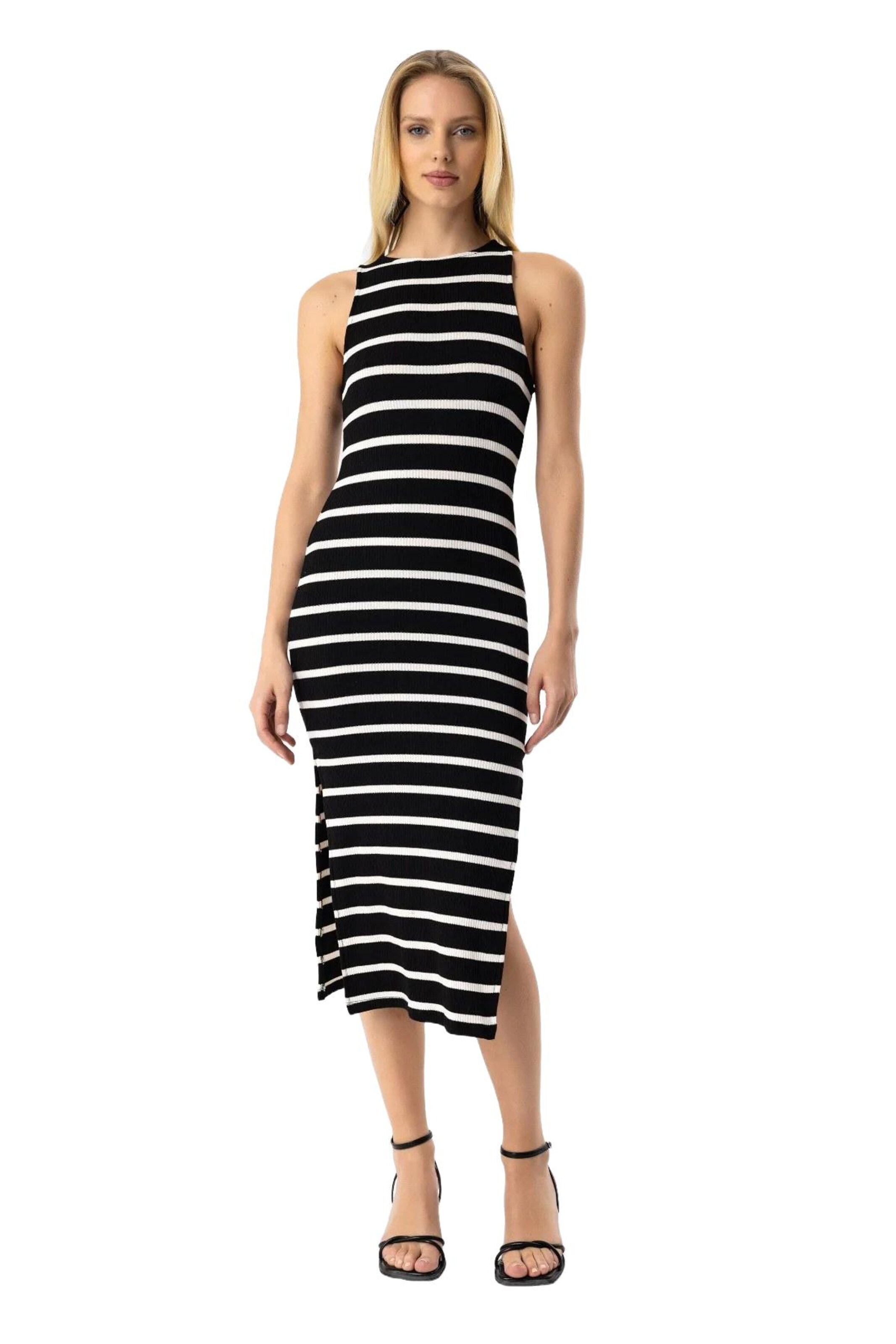 No Matter What Kleid in Schwarz: Vorderseite