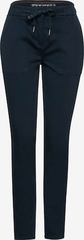 CECIL Chino Pants in Blue: front