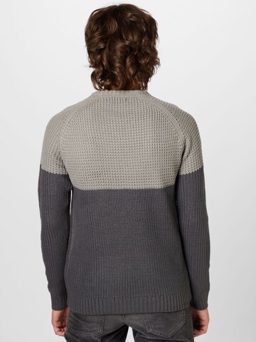 BRAVE SOUL Sweater 'MARO' in Grey