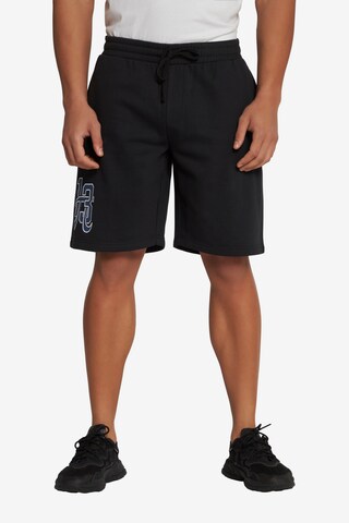 JAY-PI Regular Pants in Black: front