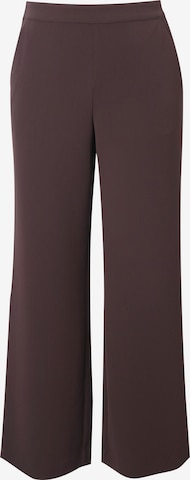 Ulla Popken Trousers in Brown: front