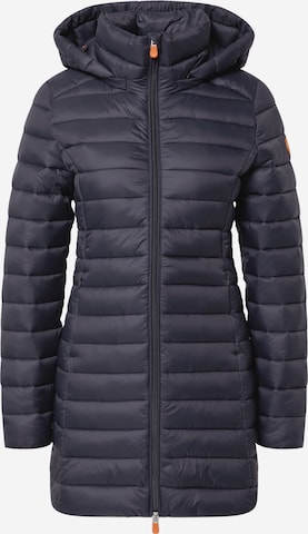 SAVE THE DUCK Between-seasons coat 'CAROL' in Black: front