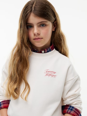 Sweat-shirt TOMMY HILFIGER en blanc