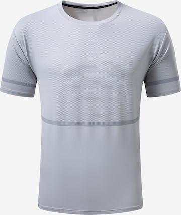 YOUTHUP Performance Shirt in Grey: front
