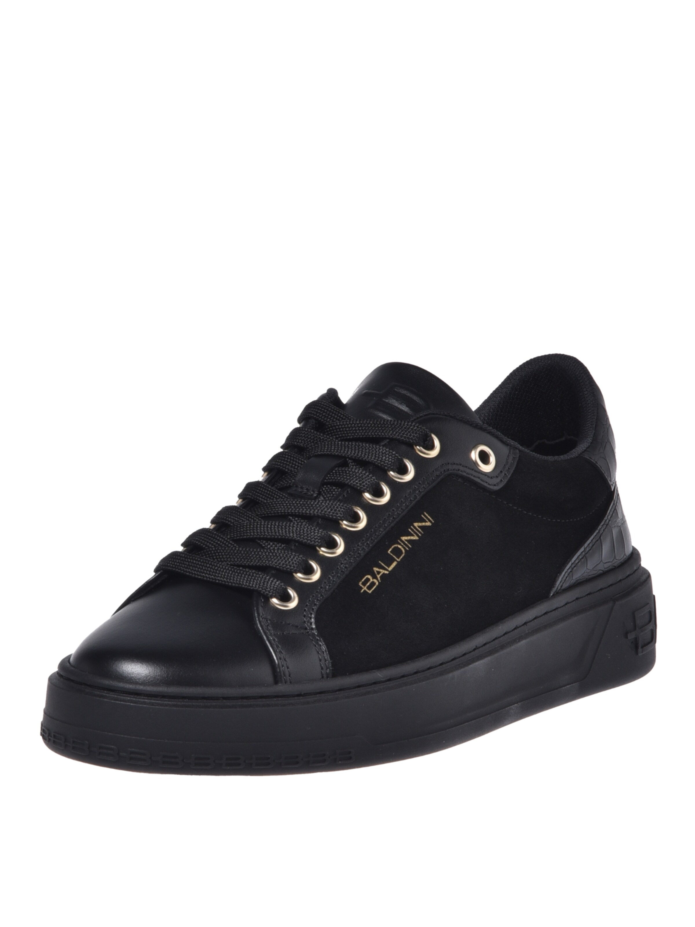BALDININI Sneakers laag in Zwart: voorkant