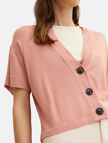 TOM TAILOR Strickjacke in Pink