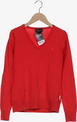 PEAK PERFORMANCE Sweater & Cardigan in S in Red: front