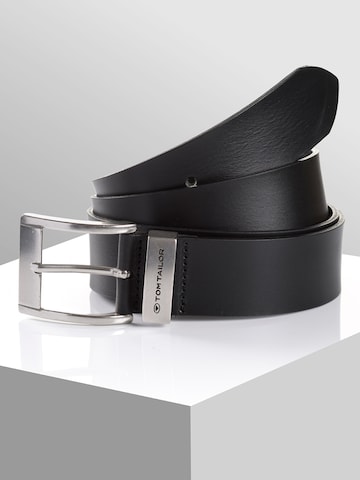 Ceinture ' All Styles ' TOM TAILOR en noir : devant