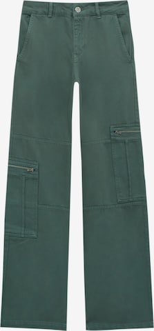 Pull&Bear Loosefit Jeans in Grün: predná strana