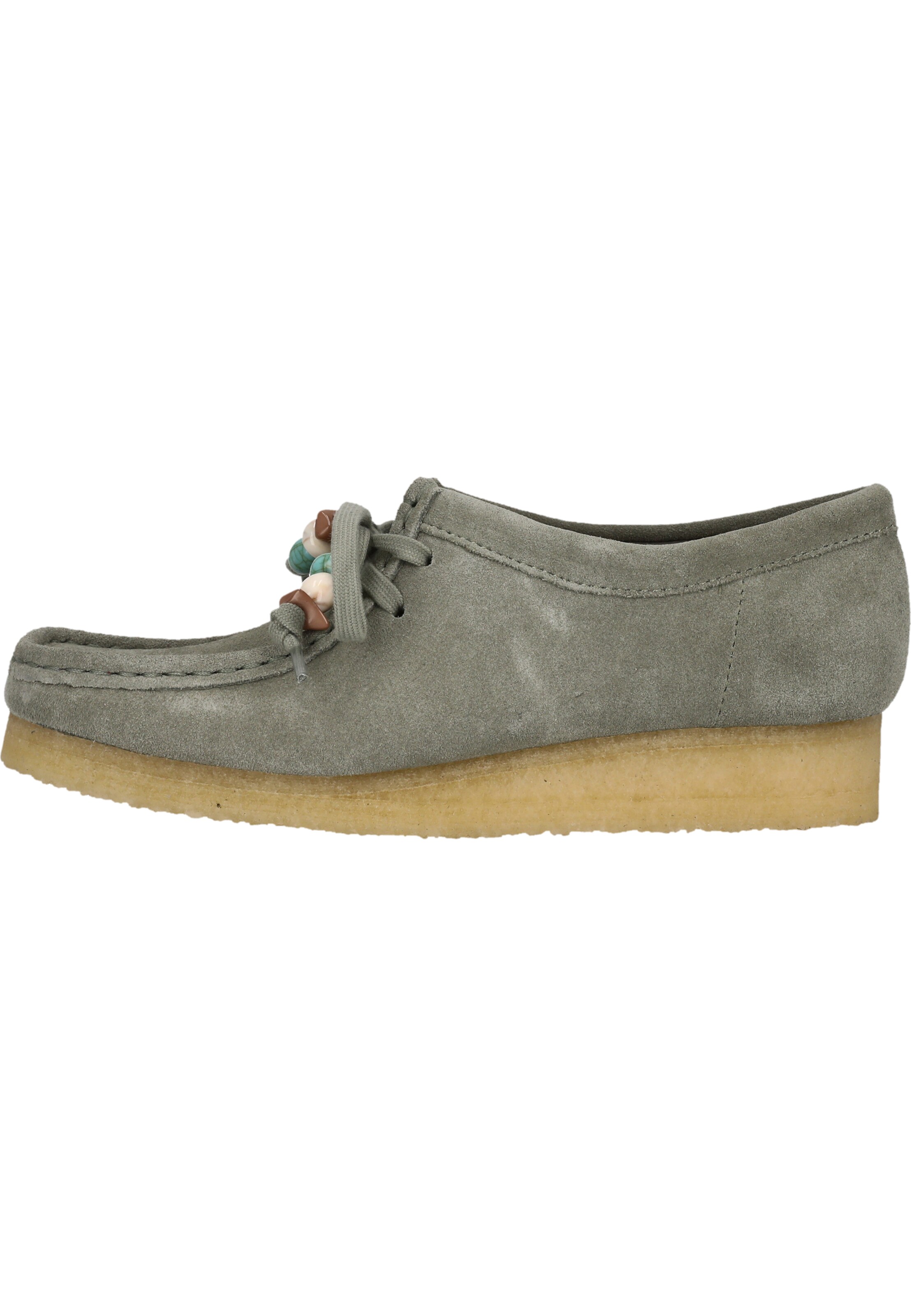 CLARKS Veterschoen 'Wallabee' in Grijs