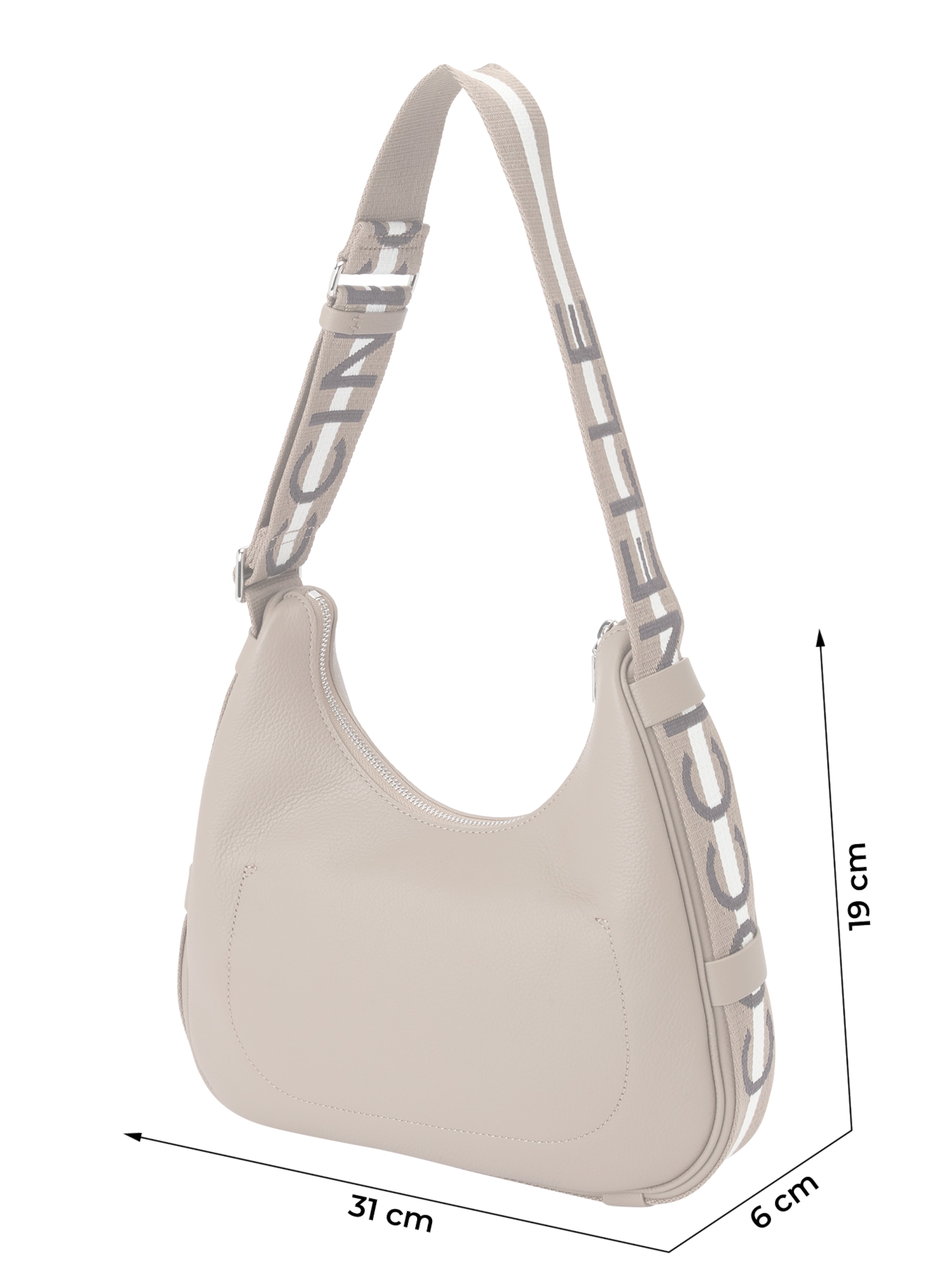 Borsa a spalla 'RAQUEL' di Coccinelle in grigio