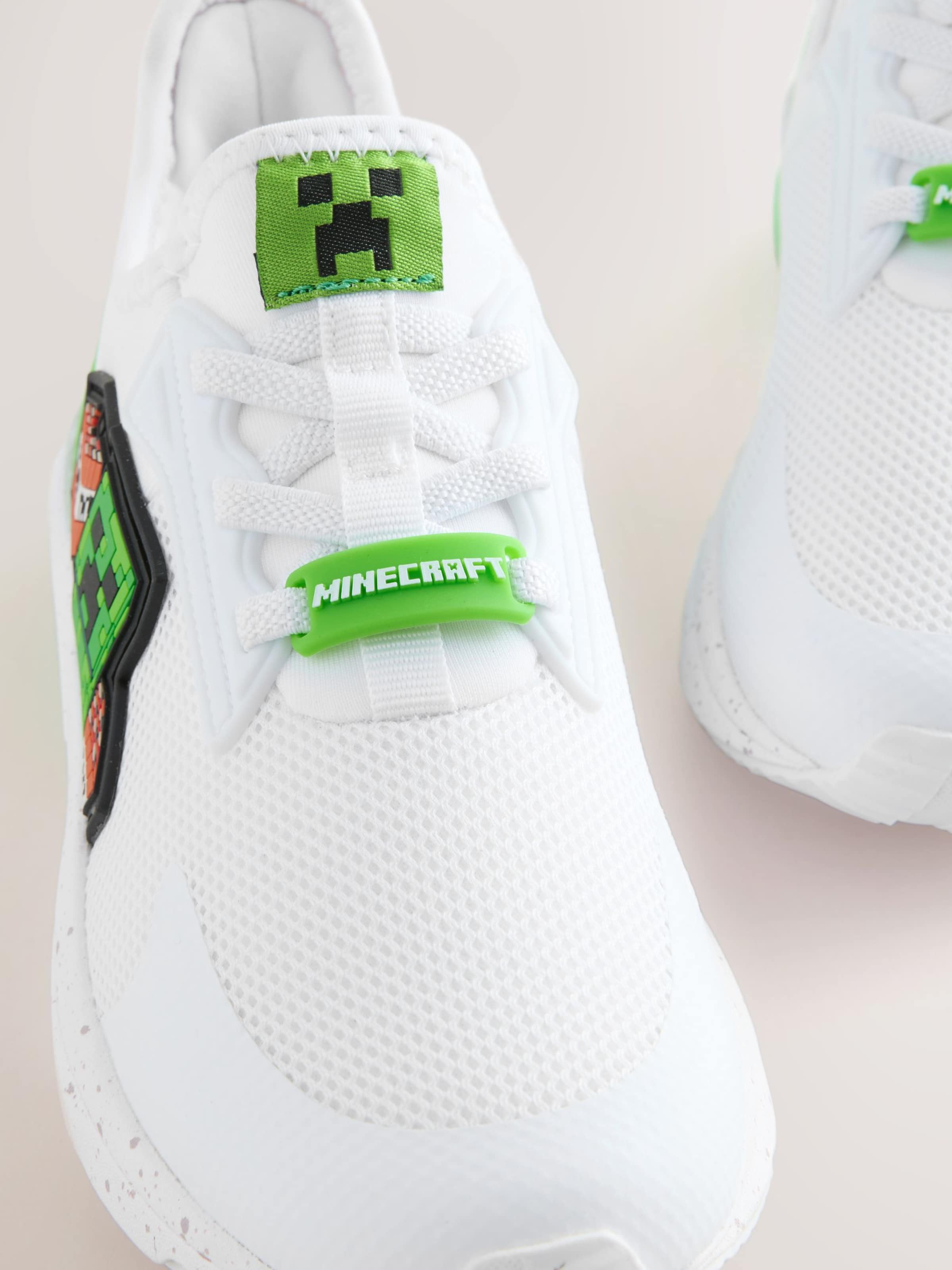 Next Sneaker 'Minecraft' pe Alb | ABOUT YOU