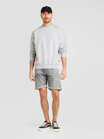 JACK & JONES Sweatshirt 'HARVEY' in Grau