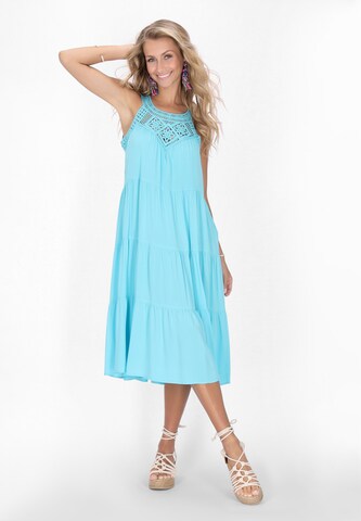 IZIA Платье 'Boho' в Зеленый