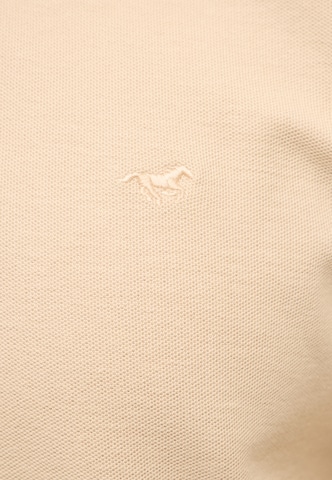 MUSTANG Poloshirt 'Palco' in Beige