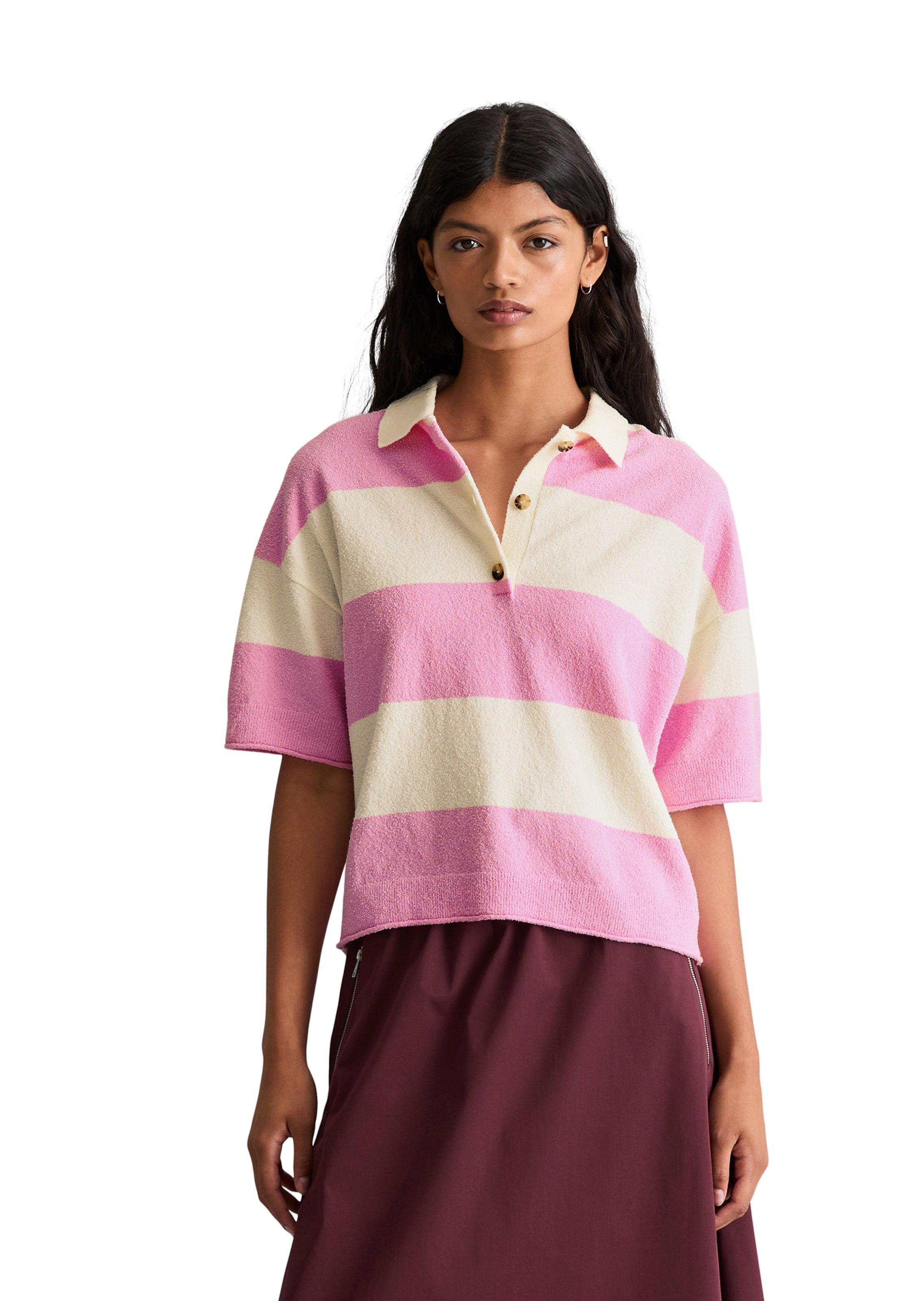 Marc O'Polo DENIM Sweater in Pink: front