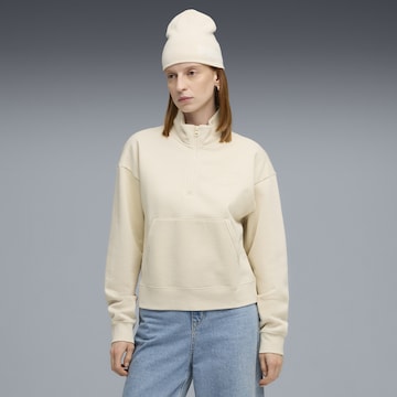 PUMA Sweatshirt in Beige: front