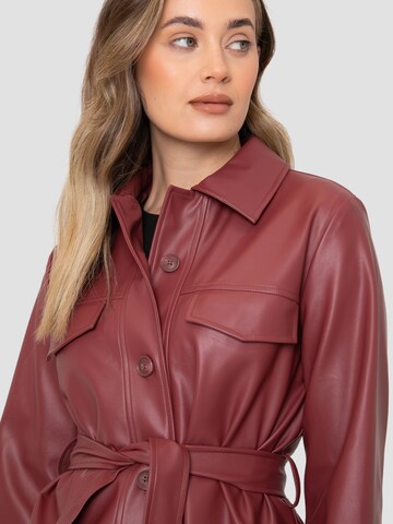 Threadbare Between-season jacket 'Brook' in Red