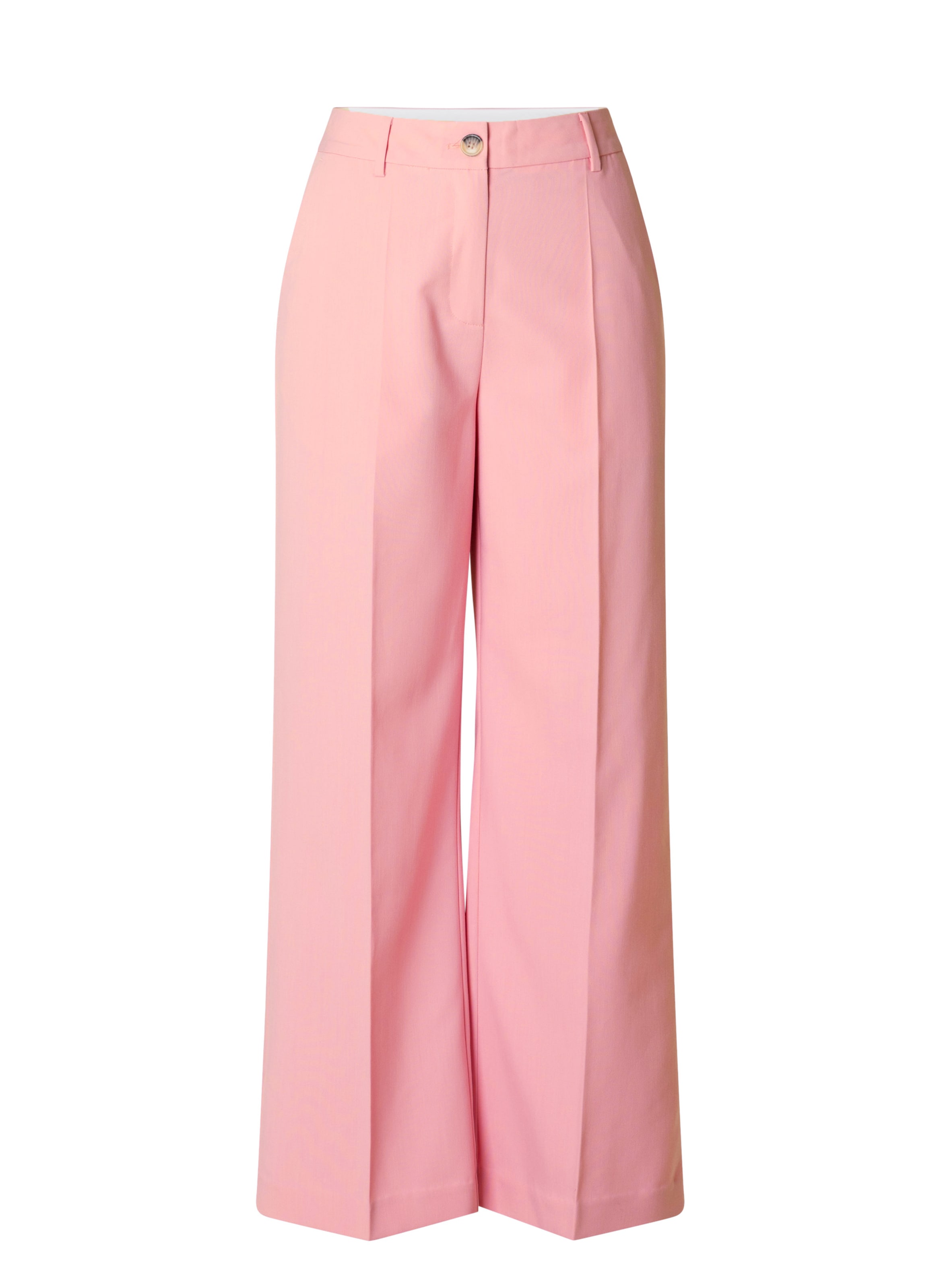 BASE LEVEL Wide leg Pants in Pink: front