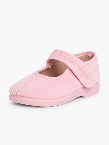 Pantoufle Pisamonas en rose : devant