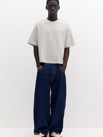 Pull&Bear Тениска в сиво