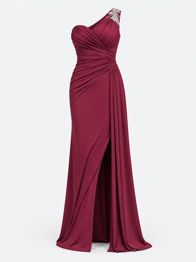 Ombre Abendkleid in 34 in burgunder, Produktansicht
