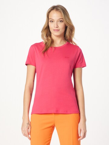 BOSS Orange - Camisa em rosa: frente