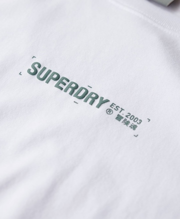 Superdry Tričko – bílá