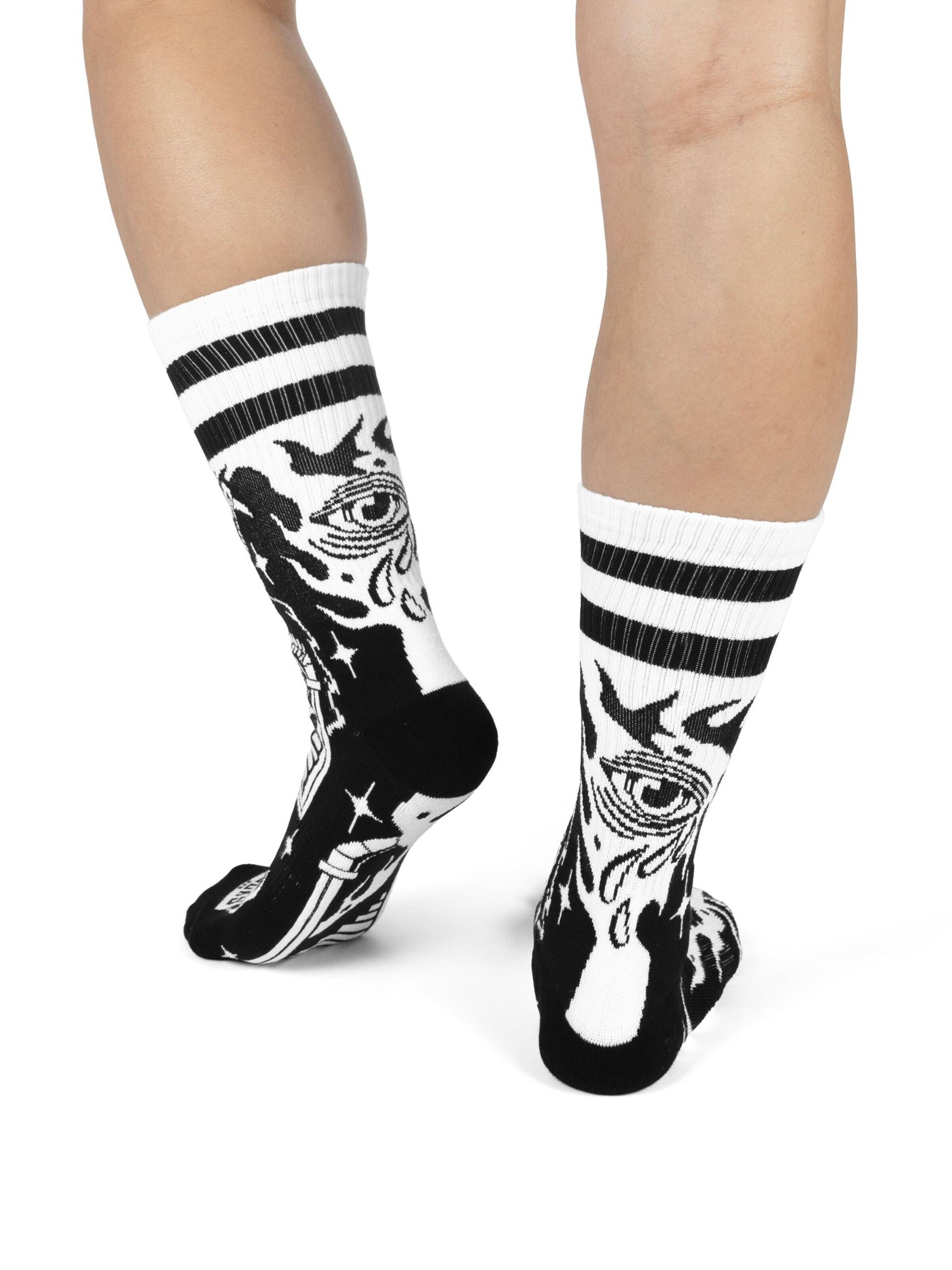 Calzino 'Death's door' di American Socks in nero