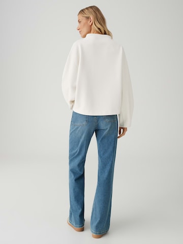 OPUS Sweatshirt 'Gariane' in Weiß