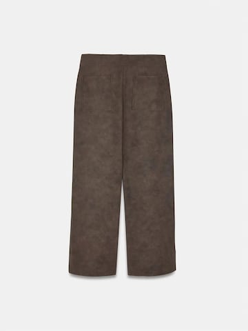Wide Leg Pantalon Dilvin en marron