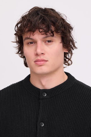 BLEND Knit Cardigan 'BHBOS' in Black