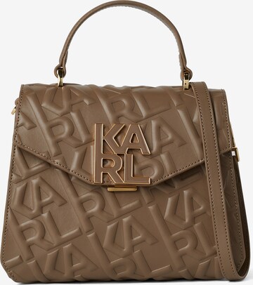 Karl Lagerfeld Дамска чанта в кафяво: отпред