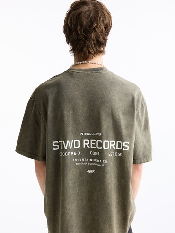T-Shirt Pull&Bear en vert
