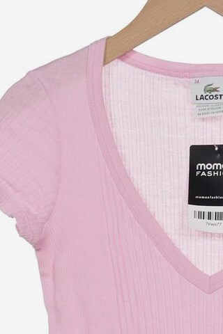 LACOSTE T-Shirt XXS in Pink