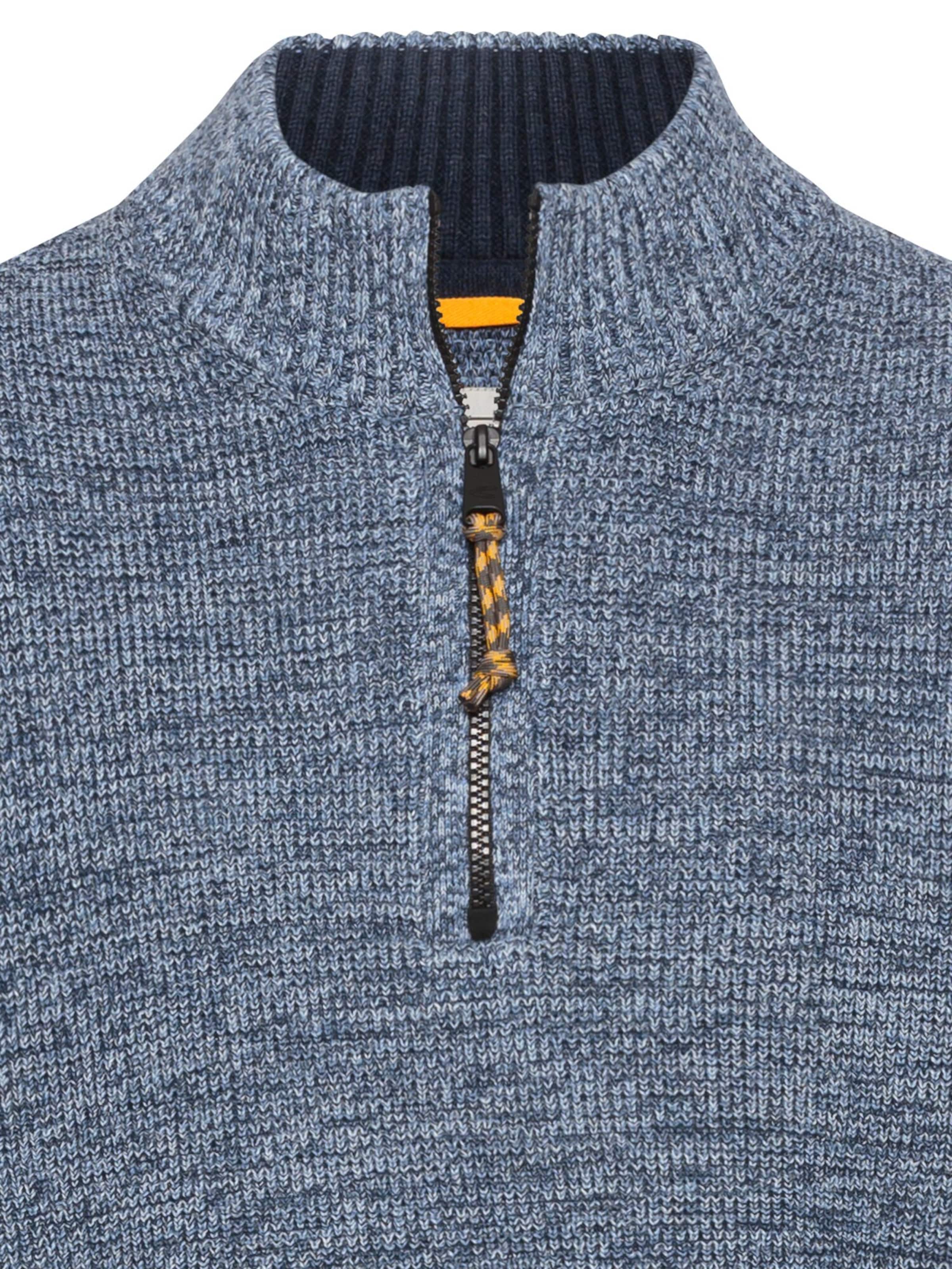 Knitted Sweater Camel Active Herren Stand Up Pullover Camel Active