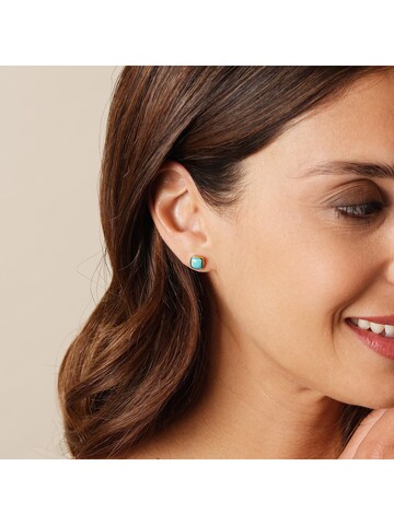 CHRIST Earrings in Yellow: front